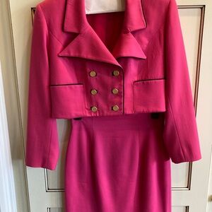 Moschery 2 PC Size 2 Wool Jacket & Skirt